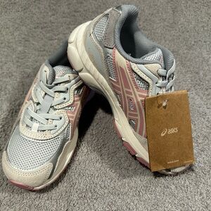 ASICS Women's Gray and Pink Sneakers